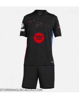 Barcelona Maglia Gara Trasferta Repliche 2024-25 Bambino